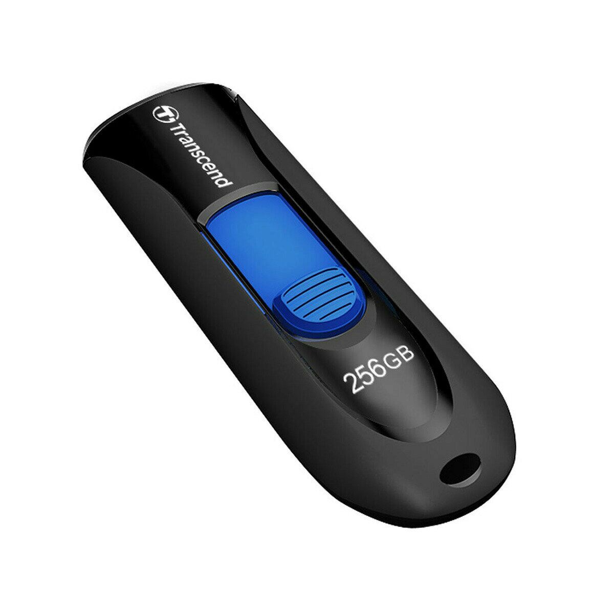 Transcend USBメモリ 256GB USB3.1(Gen1) キャップレス スライド式 JetFlash 790 ブラック