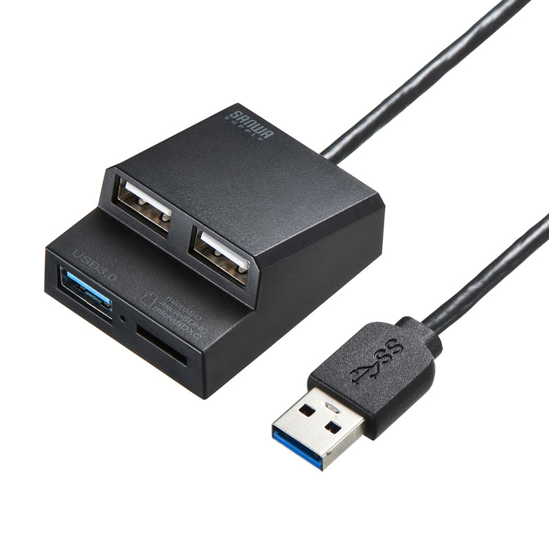 USB3.2Gen1+USB2.0ܥϥ֡ɥ꡼դ USB-3HC315BKN 掠ץ饤