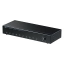 Type-C 10ポートハブ USB5Gbps(3.2 Gen1) PD27W対応 セルフパワー エコモード搭載 約1.8m ブラック USB-5TCPS10 ...