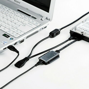 IDE/SATA-USB変換ケーブル（0.65m）