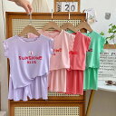 セットアップ キッズ ベビー服 男の子 女の子 tシャツ ショートパンツ 子供服 ルームウェア 上下セット 夏服 おしゃれ 可愛い 子ども服 トップス ボトムス...