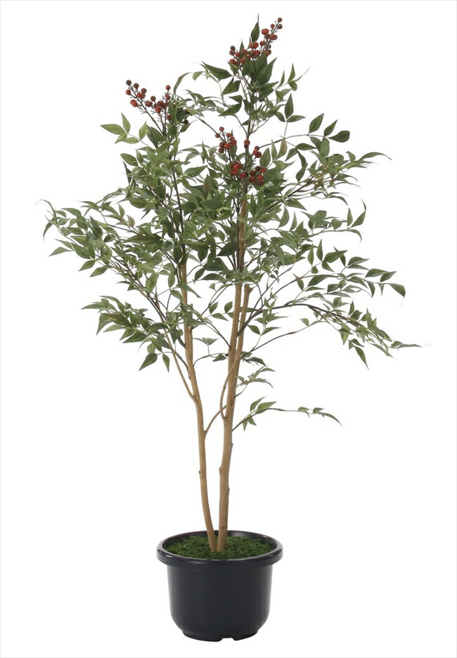 スーパーセール中P5倍！光触媒 光の楽園 南天1.0 734K165約 幅55×奥行50×高さ100cm人工植物 造花 フェ..