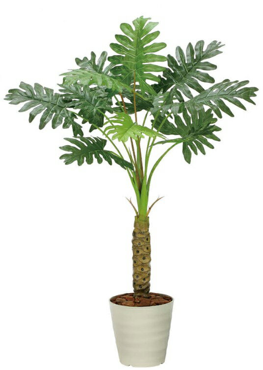 【いつもありがとう母の日プレゼント】人工観葉植物 光の楽園/光触媒 セローム1.252341A170約 幅70×奥行70×高さ125cm 造花 アーティフィシャルフラワー 葉物 造花・人工観葉植物 フェイクグリーン インテリア 大型 ディスプレイ 装飾