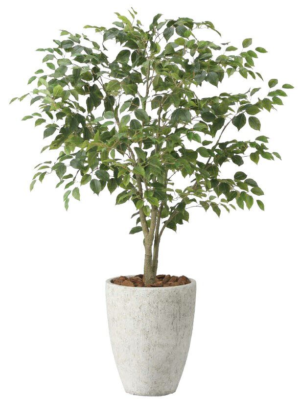 Rakuten - 【いつもありがとう母の日プレゼント】人工観葉植物 光の楽園/光触媒 ナチュラルフィカスツリ—1.52424A590約 幅90×奥行80×高さ150cm造花 アーティフィシャルフラワー 葉物 造花・人工観葉植物 高さ〜150cm フェイクグリーン インテリア ディスプレイ 装飾