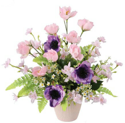 Rose - 【マラソン中P3倍】光触媒 光の楽園 ニコルローズ549P40約 幅32×奥行24×高さ32cm 人工植物 造花 フェイクフラワー おしゃれ インテリア フロアタイプ 屋内対応型