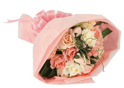Rose - 【マラソン中P3倍】光触媒 光の楽園 ローズブーケ2729A30約 幅25×奥行18×高さ30cm 人工植物 造花 フェイクフラワー おしゃれ インテリア フロアタイプ 屋内対応型