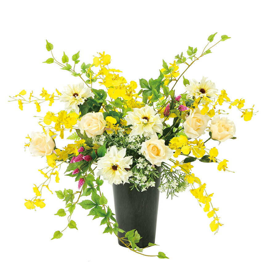 【マラソン中P3倍】光触媒 光の楽園 ツインソフトローズ2369R150約 幅55×奥行38×高さ52cm人工観葉植物 造花 フェイクグリーン フェイクフラワー フラワーアレンジメント おしゃれ インテリア 卓上