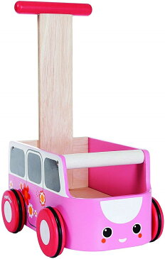 PLANTOYS 5185 バンウォーカー ピンクデザインと品質に優れた 環境に優しい 木のおもちゃ手押し車には、小さなおもちゃを入れることが出来ます。ブレーキ機能付き。商品サイズ:20.5×30.0×45.8cm対象性別 :男女共用対象年齢 :10ケ月から