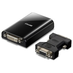 【送料無料】バッファロー GX-DVI/U2C USB2.0専用 ディスプレイ増設アダプター