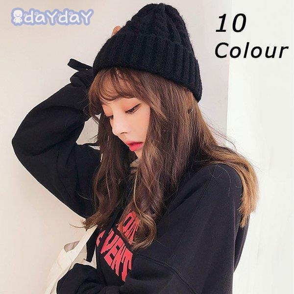 乐天商城 - 【母の日】 帽子 レディース メンズ ニット帽 カップル ハット キャスケット ニットキャップ ファッション 女性 可愛い ふわふわ 小顔効果
