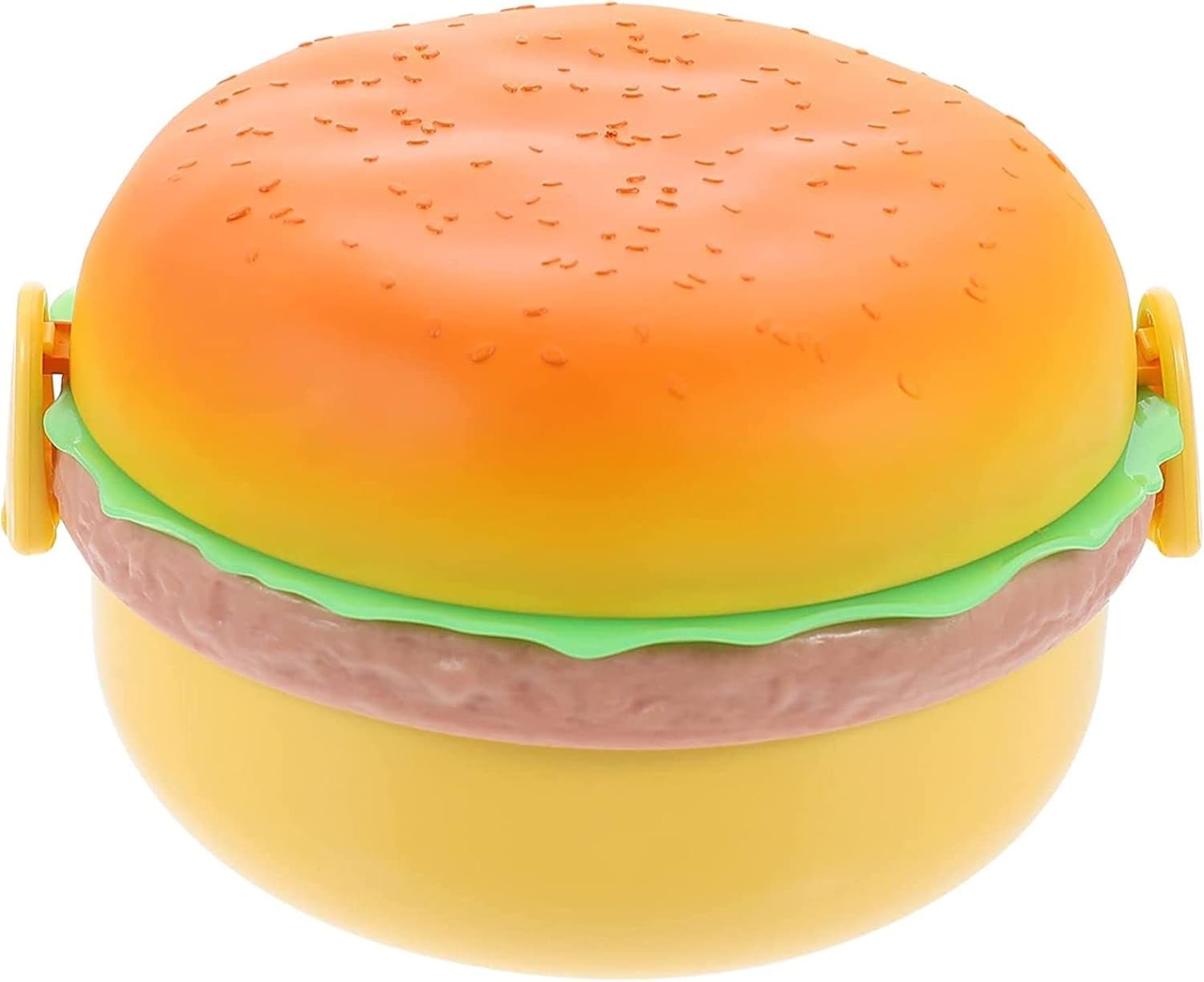 Lunch Boxes - お弁当箱 かわいい お弁当箱 男の子 弁当箱 子供 ランチボックス 子供たち ハンバーガー フードボックス スプーン付き レイヤード弁当箱 サラダ サンドイッチ ピクニック 外出 仕事 学校 お弁当箱