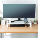 モニター台 スマホスタンド付き 机上台 幅60cm モニター下収納 大型モニター 木製
