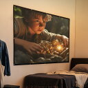 プロジェクタースクリーン 100インチ 壁貼り式 マット 持ち運び 16:9 会議 教育 映画スクリーン ポータブル