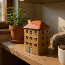 キャンドルハウス キャンドルホルダー おうち 家 陶器 ランタン ガーデニング 置き物 オブジェ おしゃれ ヨーロッパの街並み クリスマス 29223