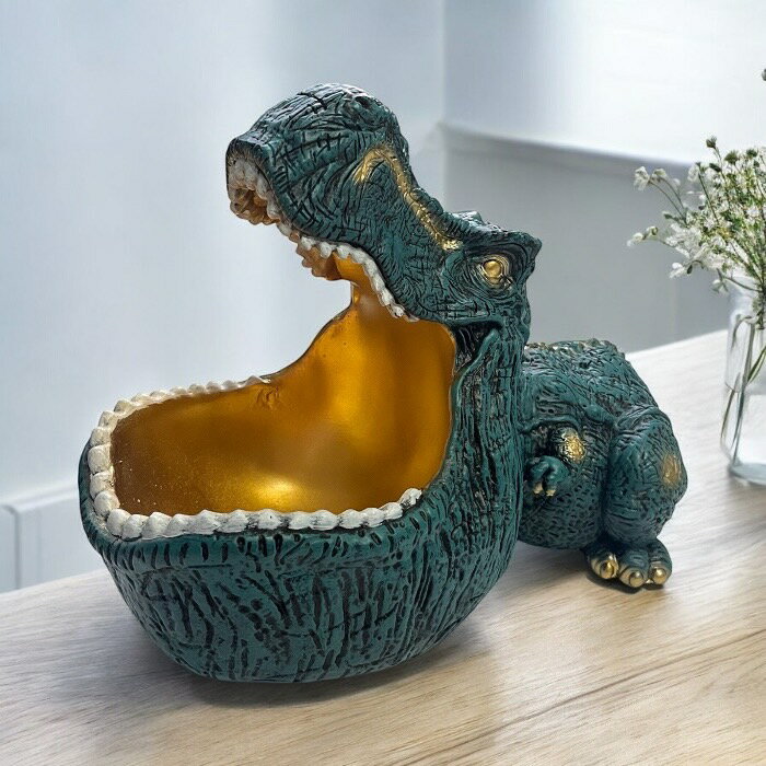 恐竜の小物入れ ティラノサウルス ダイナソー アクセサリートレー 収納トレイ 卓上 小物置き 机上収納 ..