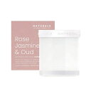 Naturals ナチュラルズ Candle キャンドル Rose Jasmine&Oud ローズジャスミン&ウード【フレグランスキャンドル】【ルームフレグランス】【アロマ】【芳香剤】【玄関】【安眠】