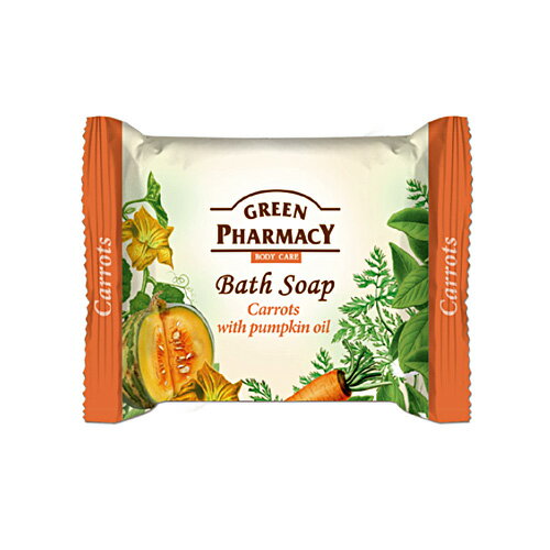 Elfa Pharm エルファファーム Green Pharmacy グリーンファーマシー Bath Soap バスソープ Carrots with Pumpkin Oil キャロット＆パンプキンオイル