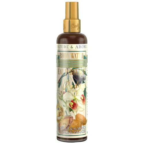 RUDY Nature&Arome Apothecary アポセカリー Body Water ボディウォーター（ボディミスト）Vanilla & Almond バニラ＆アーモンド【ボディケア】【イタリア】【プレゼント】