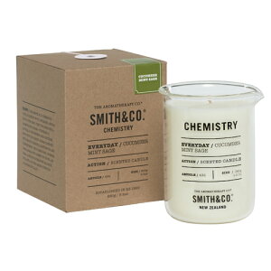 Smith&Co. スミスアンドコー Chemistry Candle ケミストリーキャンドル Cucumber Mint Sage キューカンバー ミント セージ【ルームフレグランス】【アロマ】【芳香剤】