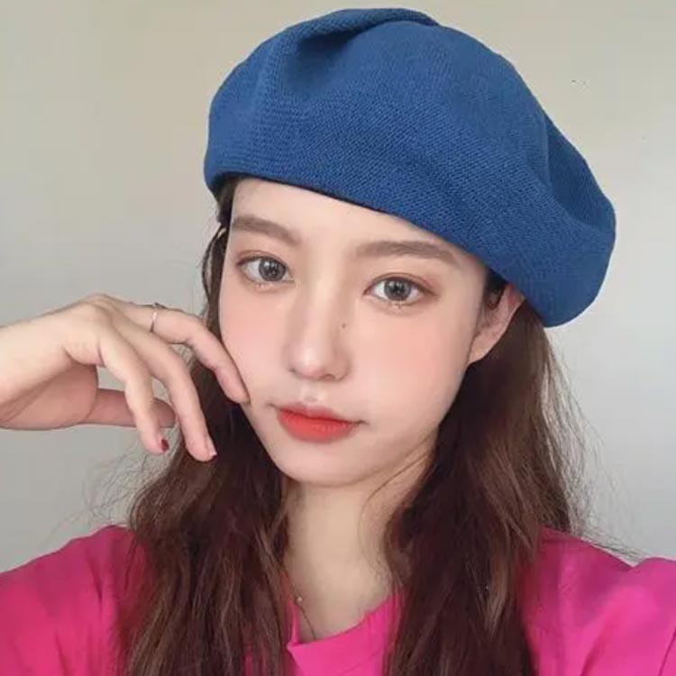 メッシュ さらさら 春夏 ベレー 帽子 ざっくり カラフル 春夏用 サマーベレー帽 風通しの良い レディース 蒸れない 涼しい 夏用