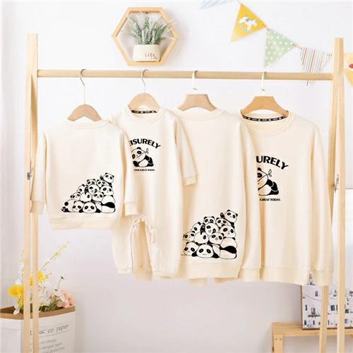 トレーナー 親子ペアルック 秋 冬 赤ちゃん 女の子 親子 綿 ペアルック ゆったり ペアルック 親子 ママ ペアルック 冬 トップス(4.0)