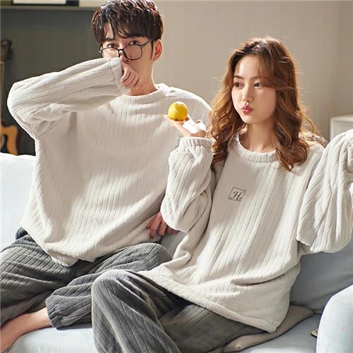 カップル 長袖 モコモコ ペアパジャマ カップル もこもこ ペアパジャマ セット 男女2着 冬 メンズ パジャマ ペア ルームウェア カップル 長袖 モコモコ ペアパジャマ カップル もこもこ ペアパジャマ セット 男女2着 冬 メンズ パジャマ ペア ルームウェア
