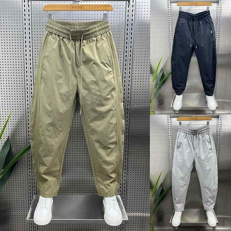 履物 夏コーデ オシャレ かっこいい スト ズボン ファッション パンツ ストリート 大人 シンプル カジュアル パンツ 用 薄手 服