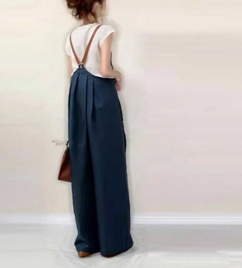 ノースリーブ サロペ 大きいサイズ ワイド 春 夏 キャミサロペット 秋 レディース 重ね着 オールインワン ワイドパンツ パンツ