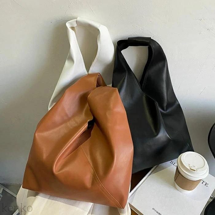 Bag, Shoulder bag, Women's bag, Bucket bag, Leather bag, Tote bag, Simple bag, Tote bag