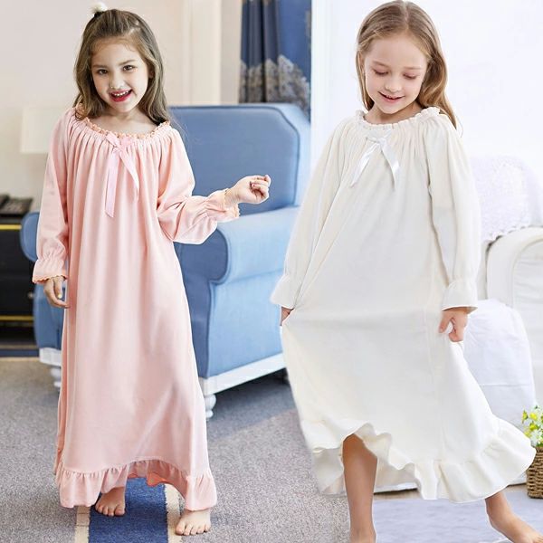 パジャマ キッズ 冬用 ガウン ロング ルームウェア レディース ナイトガウン バスローブ 子供服 女の子 着る毛布 寝巻き 親子服