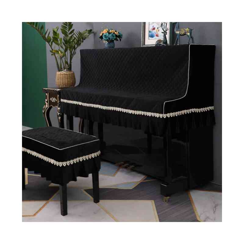 お ハーフカバー ピアノカバー 保護カバー マルチカバー 防塵カバー 椅子カバー付き 電子ピアノカバー 北欧 トップカバー カバー