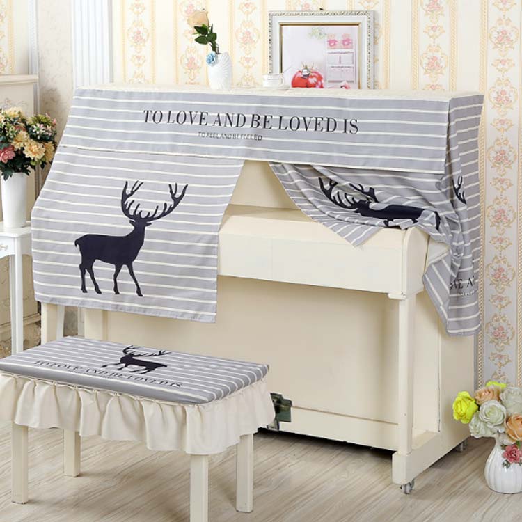 アップライト 厚手 北欧 直立型 高級 ピアノカバー 保護カバー おしゃれ アップライト ヨーロッパ風 防塵カバー ピアノ子供部屋