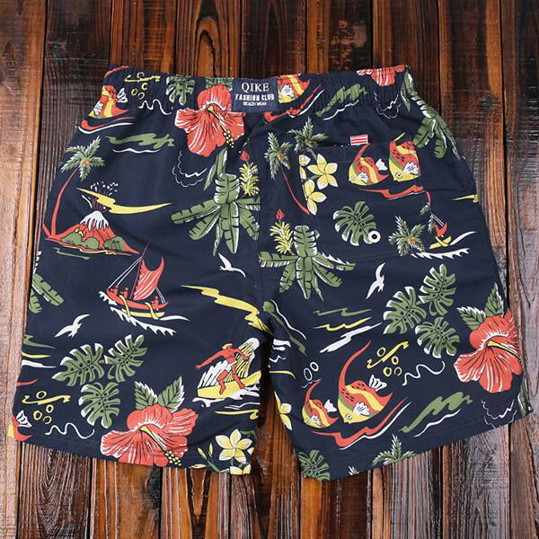 リ ビーチパンツ 総柄 短パン 速乾 ショーパン スイムパンツ 大きいサイズ ショートパンツ メンズ サーフパンツ 水陸両用 海パン