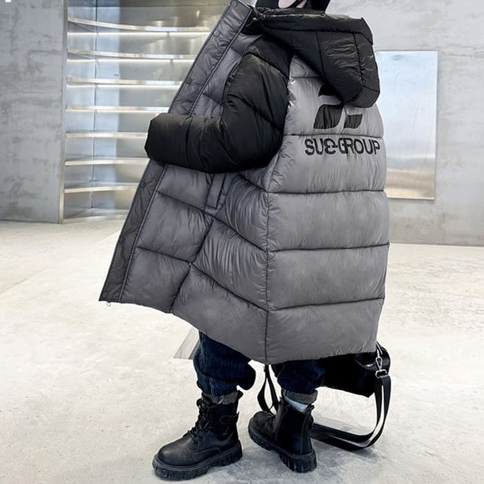 乐天商城 - ジャケット ダンス 男の子 小学生 ストリート 子ども カジュアル 韓国 春秋冬 アウター ヒップホップ コート 中綿 通学 ツートン