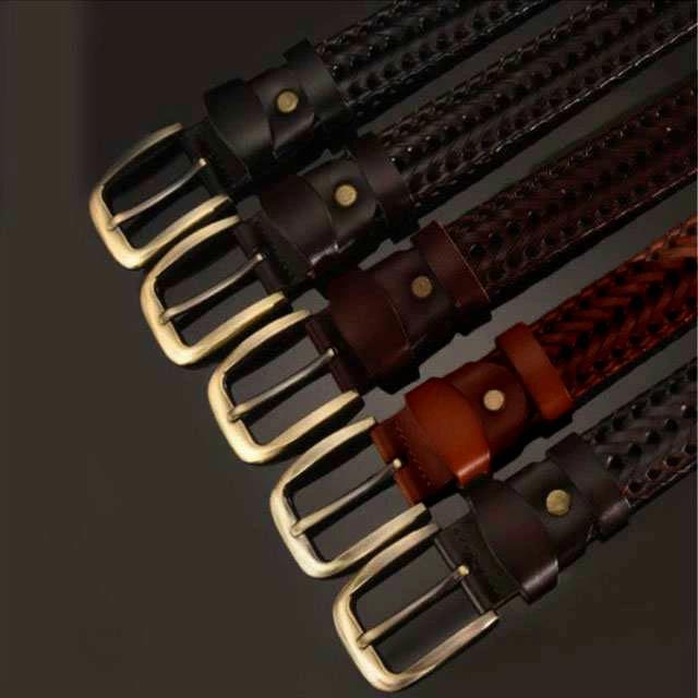 サンウェーブのフォーマル 全5色 革 長さ/幅選べる ビジネス メッシュベルト メンズベルト メンズ 本革 レザー カジュアル メッシュ レディース｜アングル2