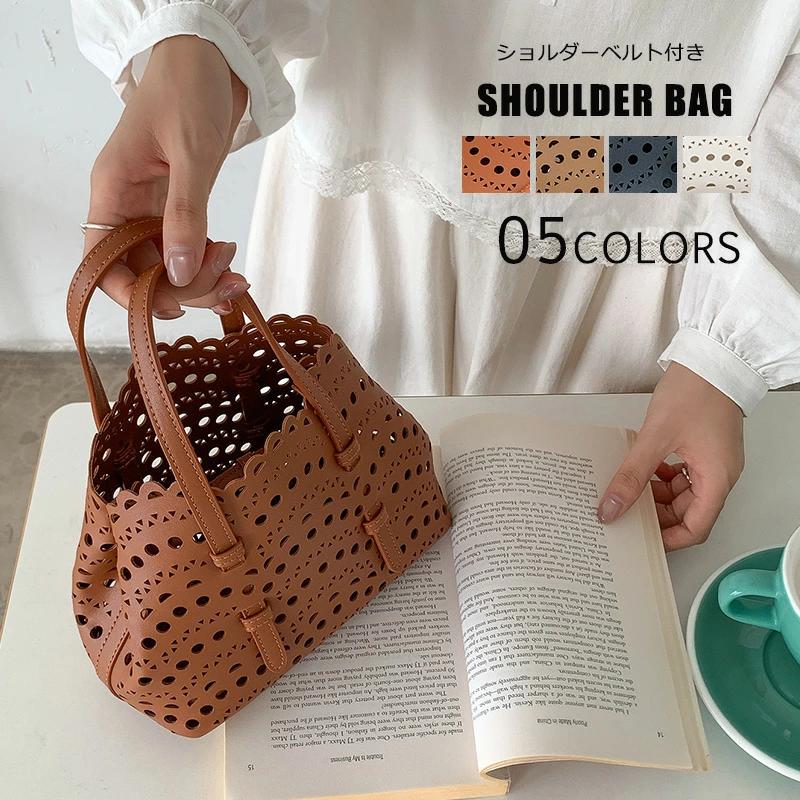 バッグ 斜め掛けバッグ スマホショルダーバッグ お洒 透かし彫り レザー レザーバッグ ショルダーバッグ レディース ショルダー