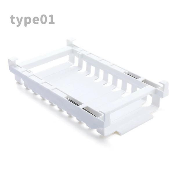 サンウェーブのキッチン収納引き出し式 引き出し式 収納ボックス 台所 収納ボックス 吊り下げ収納ケース キッチン収納 冷蔵庫用 冷 透明ケース｜アングル3