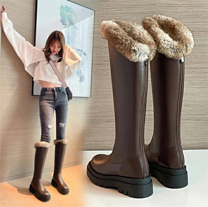 ムートン ロング おすすめ シューズ ゆったり ブーツ 暖か 疲れない ぺたんこ レディース おしゃれ ブーツ ロングブーツ 裏起毛