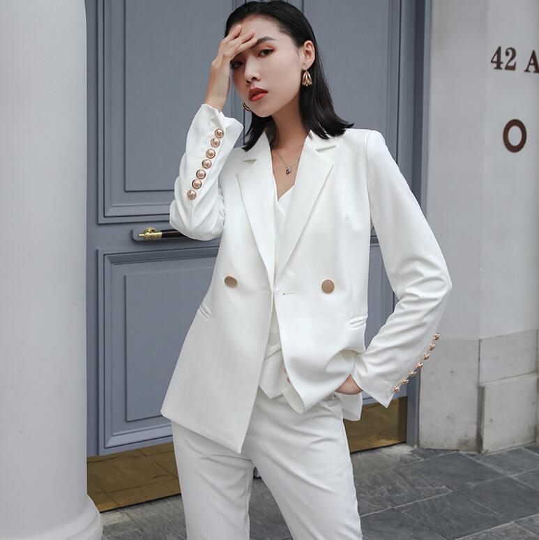 ビジネススーツ 七五三 長袖 カジュアル フォーマル レディーススーツ 送料無料 女性スーツ パンツスーツ 3点スーツセット スリ