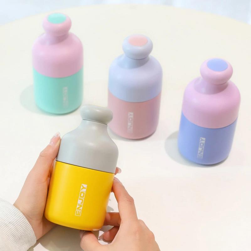 マグボトル エコ 真空断熱 魔法瓶 ペットボトル型 ステンレス 直飲み 保冷 保温 エコボトル 220ml 水筒..