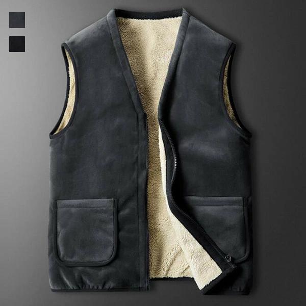 ふわふわ オーバーサイズ あったたかい ボアパーカー メンズベスト もこもこ 極暖 メンズファッション ..