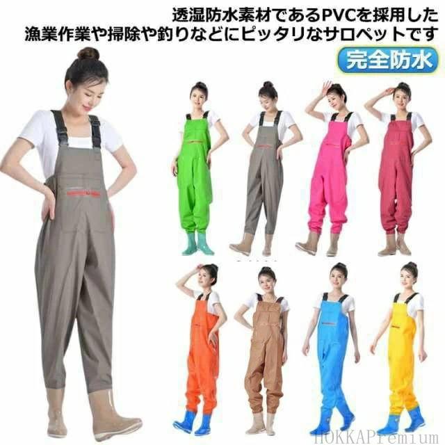 チェストハイウェーダー レディース 胴付き長靴 釣り 渓流釣り 農作業 漁業 海釣り 胴付長靴 胴長 完全..