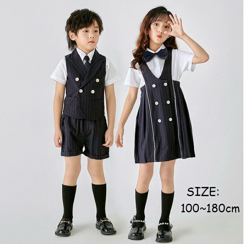 キッズ 通学 子供服 お受験 セーラー風 入園式 通園 七五三 夏 結婚式 発表会 フォーマル 入学 スーツ ..