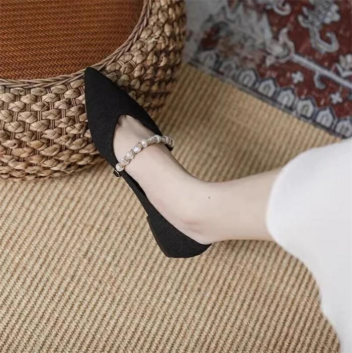 乐天商城 - ローヒール 通勤 パンプス 走れる 痛くない ぺたんこ フラットシューズ バレ フォーマル レディース パンプス 歩きやすい 仕事