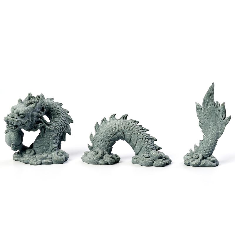 楽天市場】ドラゴン（カラーホワイト）（置物｜インテリア小物・置物