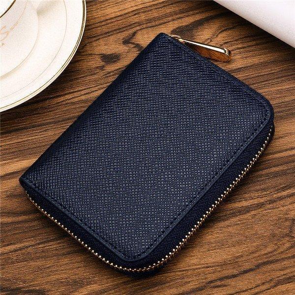 紺 茶 黒 シンプル 大容量 男性用 収納力抜群 ウォレット 財布 高品質 3色 ラウンドファスナー 小銭入れ メンズ コインケース