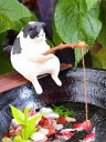 猫釣りの装飾品 猫の庭の像 猫釣り置物 水槽 ダイバー 猫の釣り5点セット 釣り日和 猫たちのひまつぶし 懸垂装飾品 癒し置物 樹脂製 多種モデル かわいい お...