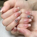 小さい爪 つけ爪 ネイルジェル ネイルシール ショート 結婚式 クリア スタンダ 2点セット グミ キッズ ベリーショート シンプル