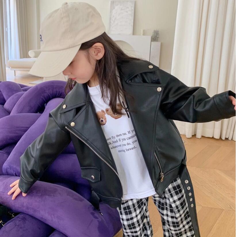 レザー 革ジャン ライダースジャケット 子供服 アウター かっこいい 革ジャケット 男の子 キッズ 子供 ..