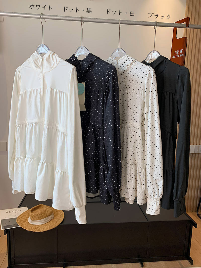 レディース 春夏 uvカットパーカー パーカー 長袖 パーカー ジップアップ 紫外線対策 薄手 おしゃれ UV フード付き uvパーカー